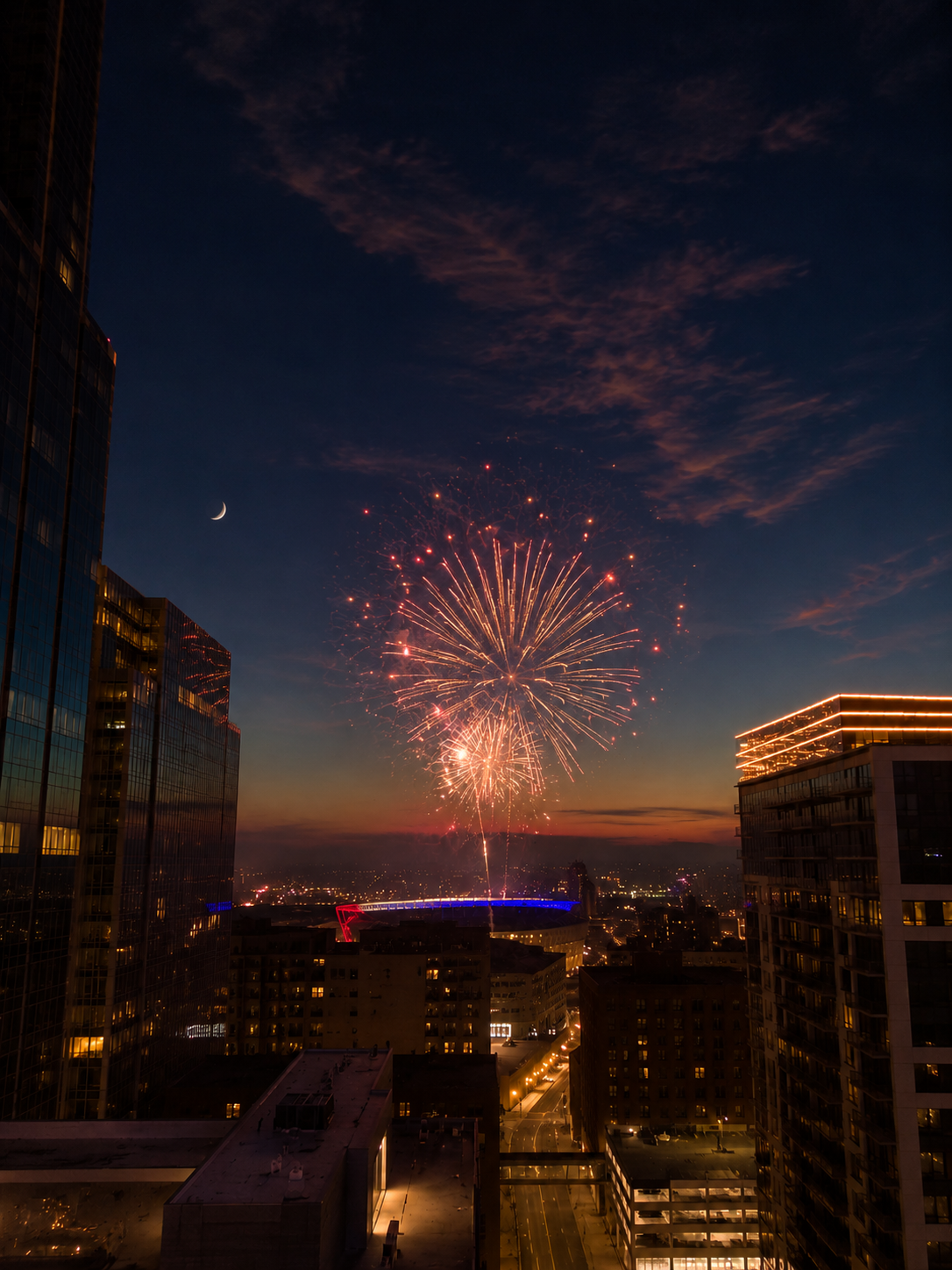 Fourth of July fireworks